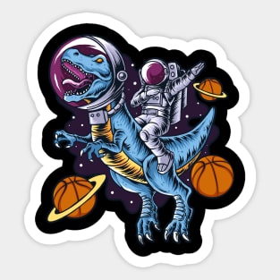 Basketball t-rex Sticker